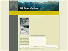 Tablet Screenshot of nzdeercullers.org.nz